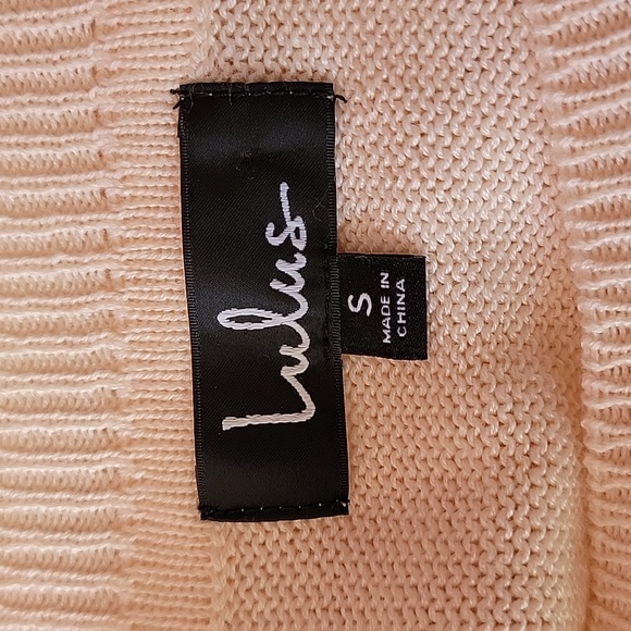 Lulus Knit Top Long Sleeve Sweater Shirt/ S. - Picture 3 of 10